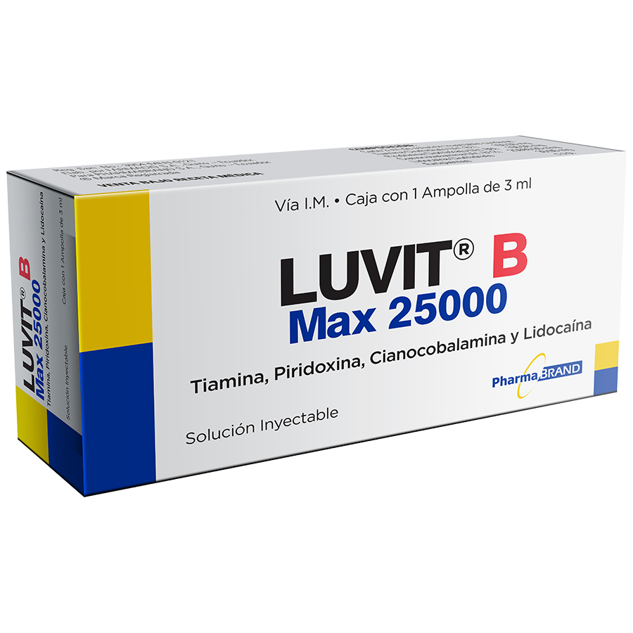 Luvit 100/100mg leterago - pharmabrand solución inyectable max 464120