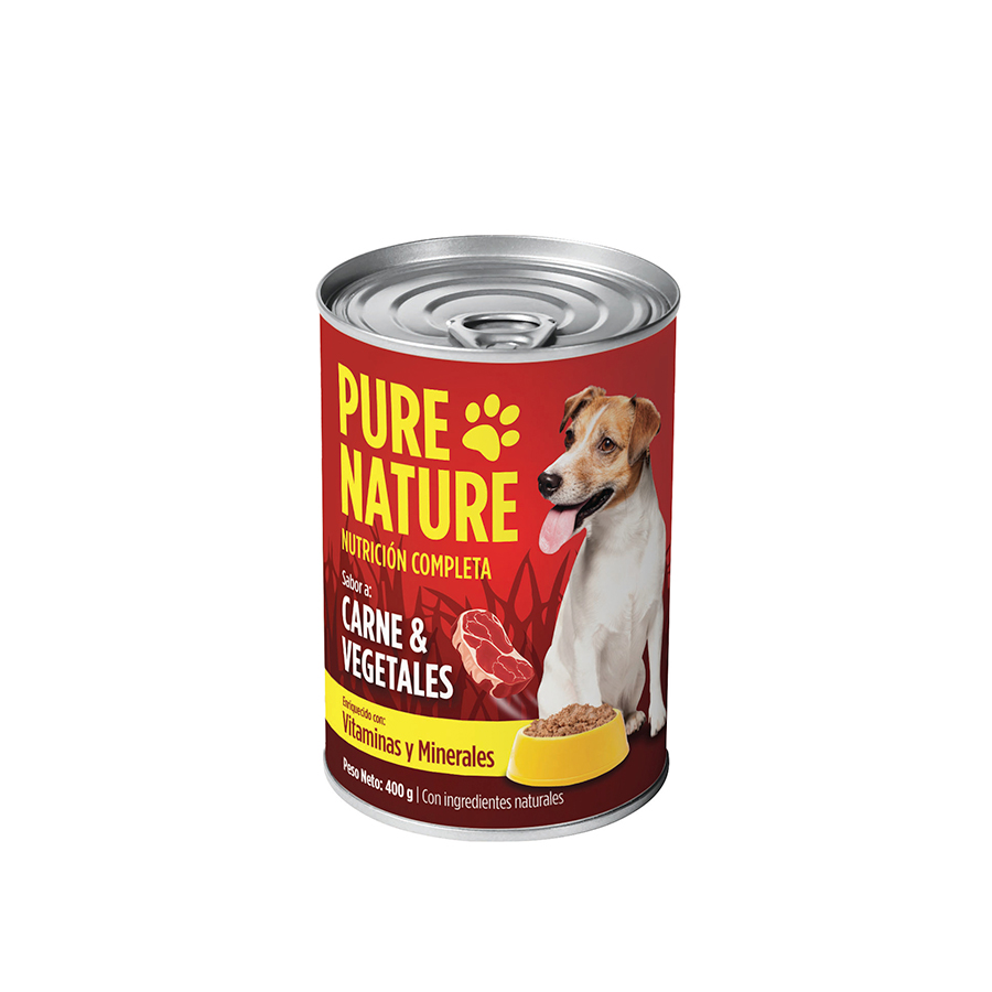 Alimento para perro nature carne/veget 400 g 464159