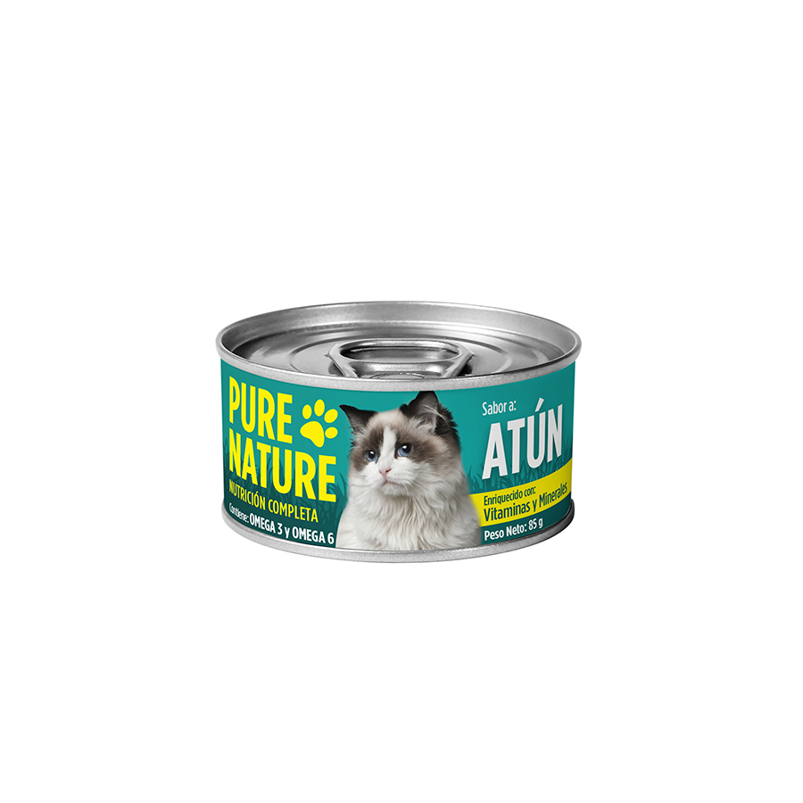 Alimento para gato pure nature atún 85 g 464164