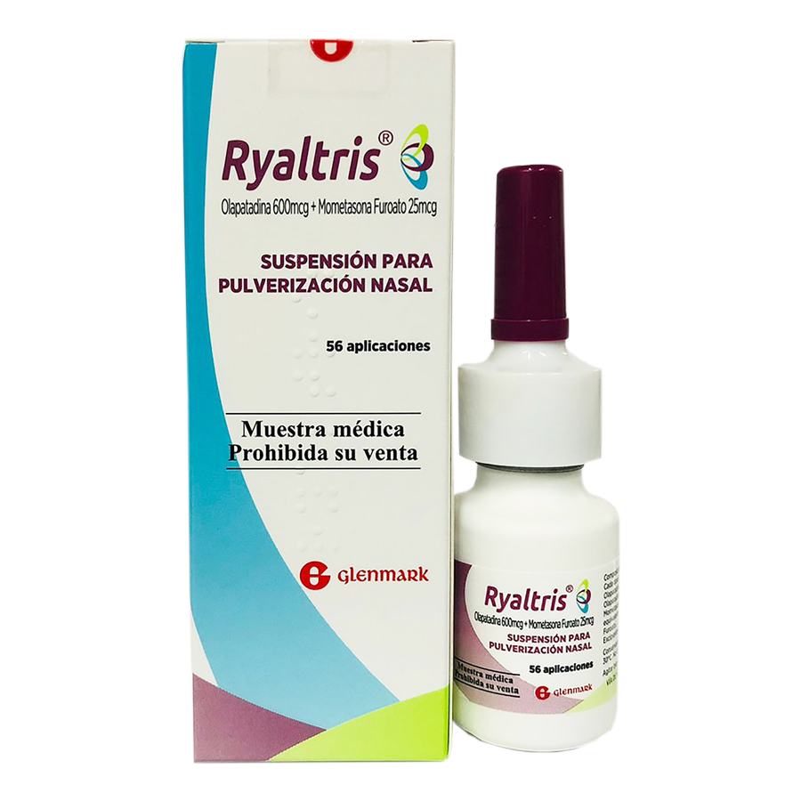 Ryaltris 0.60/0.025g leterago - glenmark suspensión nasal 464228