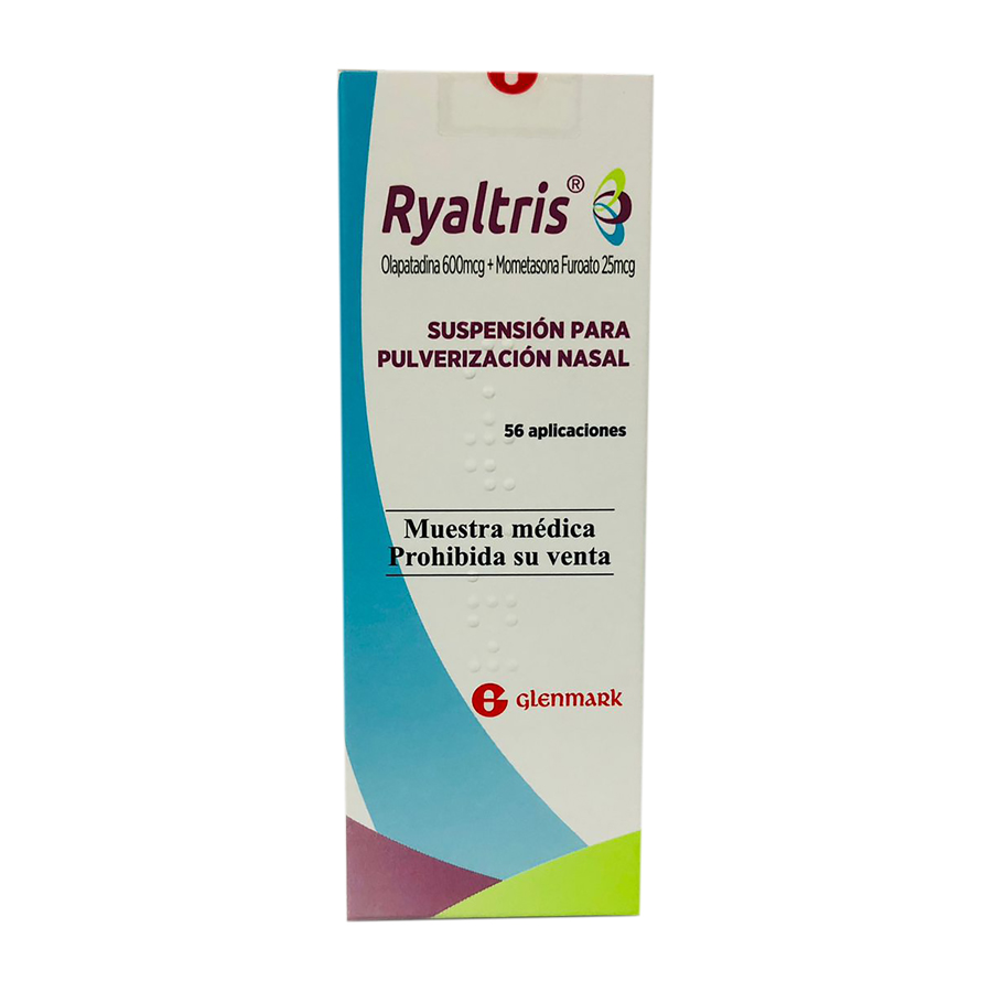 Ryaltris 0.60/0.025g leterago - glenmark suspensión nasal 464228