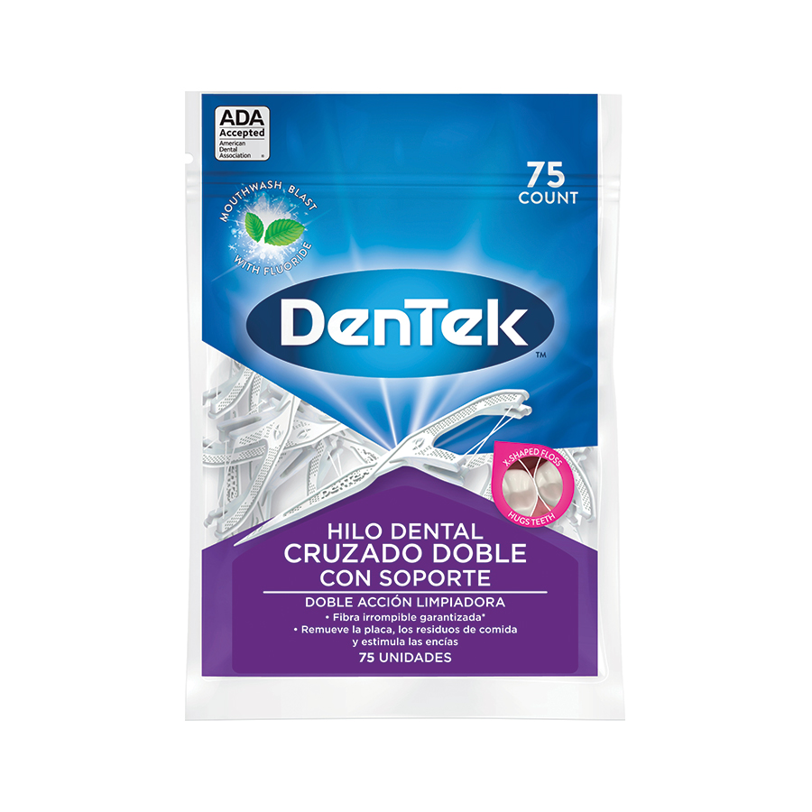 Dentek cross flosser x 75 464256