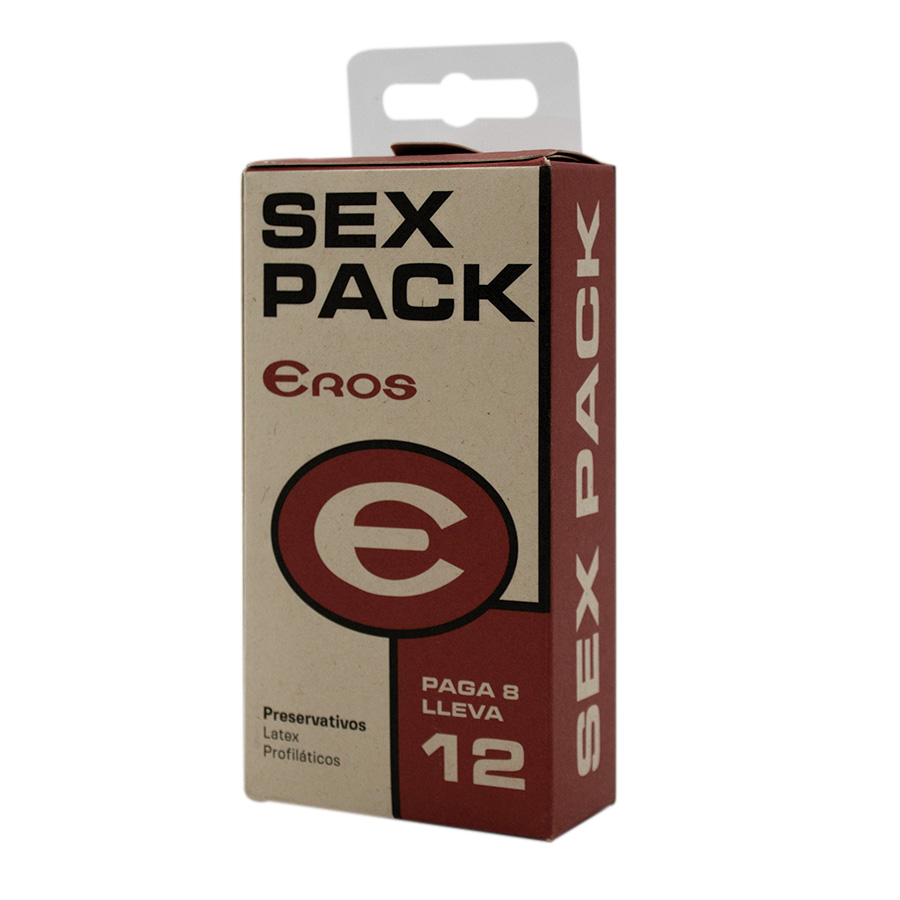 Preservativo eros sex pack paga 8 lleva 12 464274