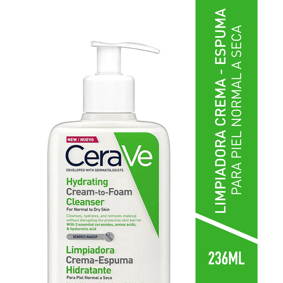 Cerave limpiadora crema espuma 236 ml 464357