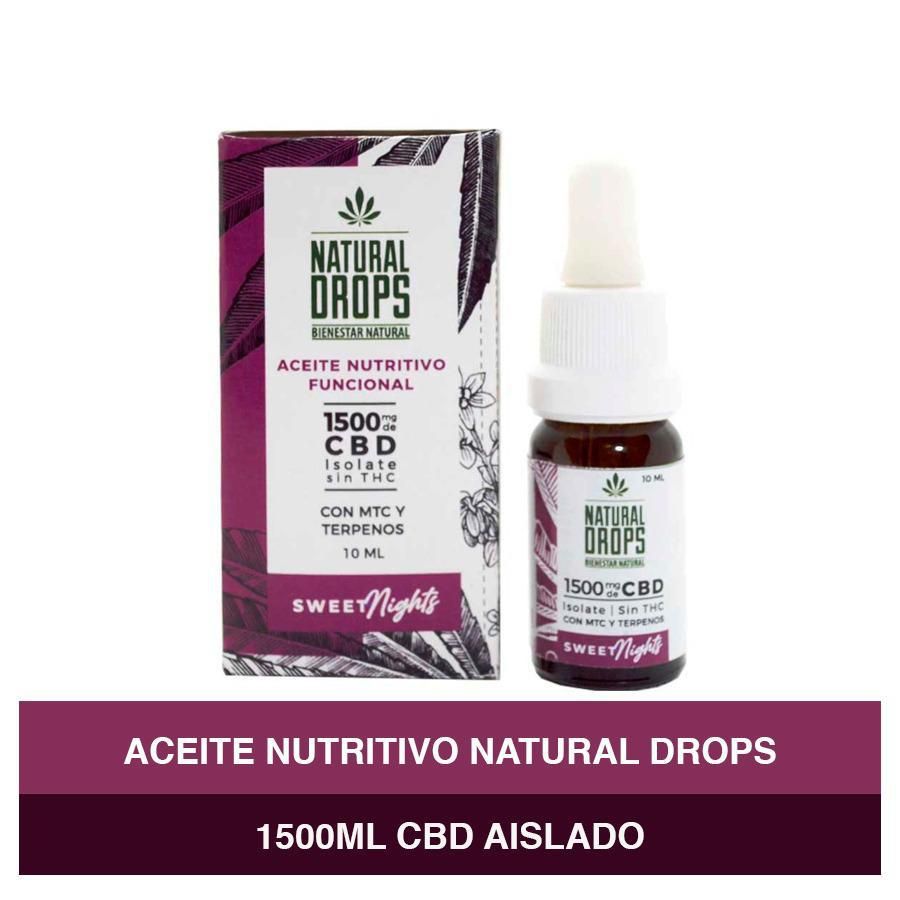 Natural drops aceite nutritivo funcional sweet nights x 10 ml 464417